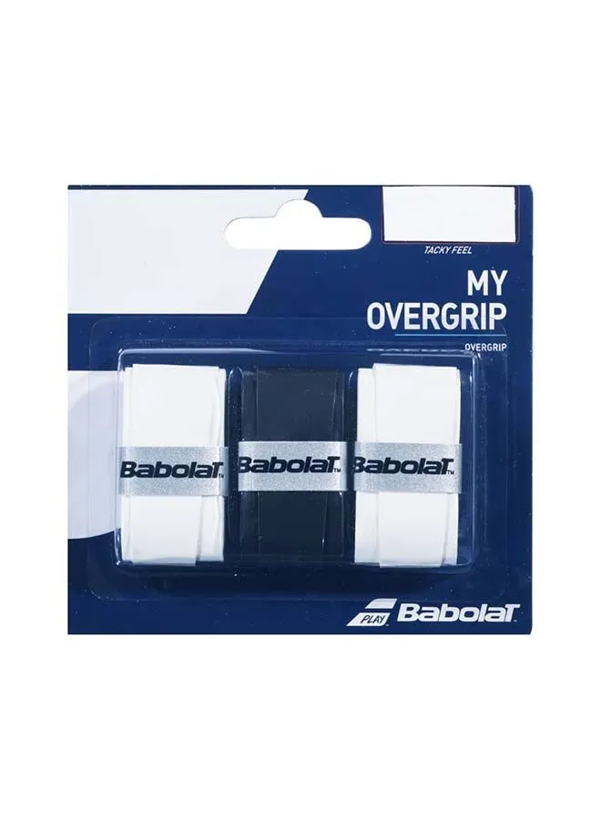BabolaT Grips My Overgrip X3 653045-145 اللون أسود أبيض