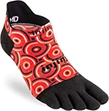 Injinji mens INJINJI - RUN LIGHTWEIGHT NO SHOW COOLMAX L BLACK/GREY socks