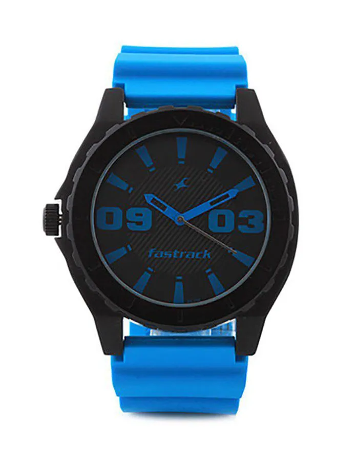 fastrack Men's Silicone Analog Watch 9462AP03