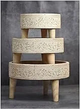Wooden Cake Stand Set, White