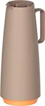 Tramontina Exata Beige Plastic Thermal Flask with 1 Liter Glass Liner