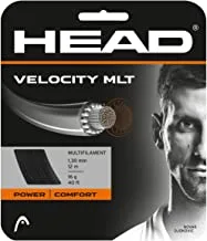 HEAD Unisex's Velocity MLT Set Racquet String-Multi-Colour/Black, Size 16
