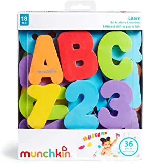 Munchkin Letters and Numbers Bath Toys, 36 Count