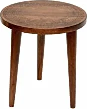 Natural Wooden Side Table - 1327