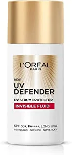 L'Oreal Paris UV Defender Invisible Fluid SPF50-50ML, Anti-aging Sunscreen