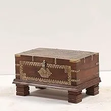صندوق خشبي صغير - بني 1102