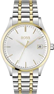 BOSS Men's Analogue Quartz Watch Commissioner with Stainless Steel Strap