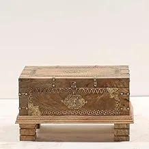 صندوق خشبي صغير - بني فاتح 1096