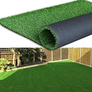 ECVV Artificial Grass Carpet Green For Home Outdoor Front/Backyards Garden Decoration Artificial Grass.42mm 6 SQM, Green, AG 42