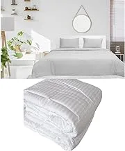 Hotel Linen Klub Bundle Offer 3PC Duvet Cover Set +1PC Quilt - 100% Cotton,Size: King (245 x 265cm) and 2 PC Pillowcases 50 x 75cm + Quilt Outer Cover: 100% Microfiber,Size : King (220 x 260cm)