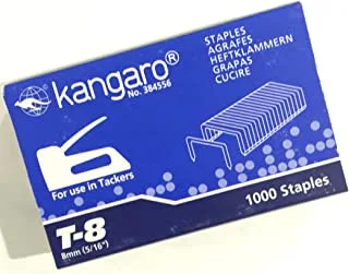 Kangaro Strong Staples 1000-Pieces, Silver