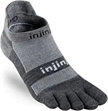 جوارب أصابع قدم رجالية من Injinji خفيفة الوزن لا تظهر الصوف