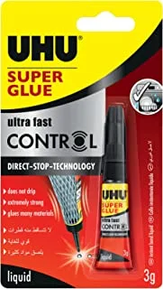 Uhu Super Liquid Glue 3 g, Clear