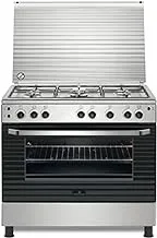 Kelvinator 90 Liter 5 Burners Gas Oven with Full Safety | Model No KGW9JATSOL with 2 Years Warranty