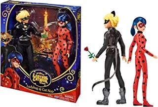 Miraculous Ladybug & Cat Noir Movie 2-Pack Deluxe Giftset, Movie Accessory, Multi