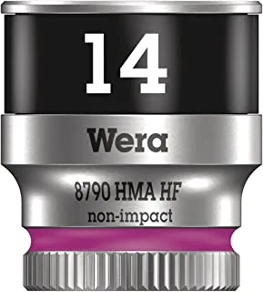 Wera 8790 Hma Hf Zyklop Socket With 1-4 Inch Drive With Holding Function, 14.0 Mm