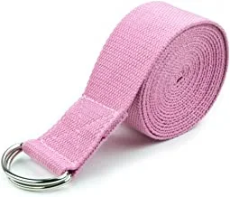SHOWAY Yoga Stretch Strap D-Ring Belt Waist Leg Fitness 180CM Adjustable