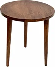 طاولة جانبية خشبية طبيعية