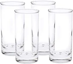 Harmony Set of 4 Tumbler Glass, Clear - LTC00056