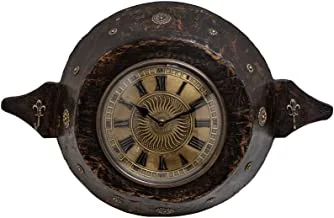 Old Wood Round Wall Clock