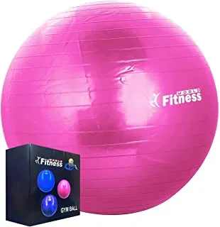Yoga Ball For Fitness Exercises - Pink 65cm