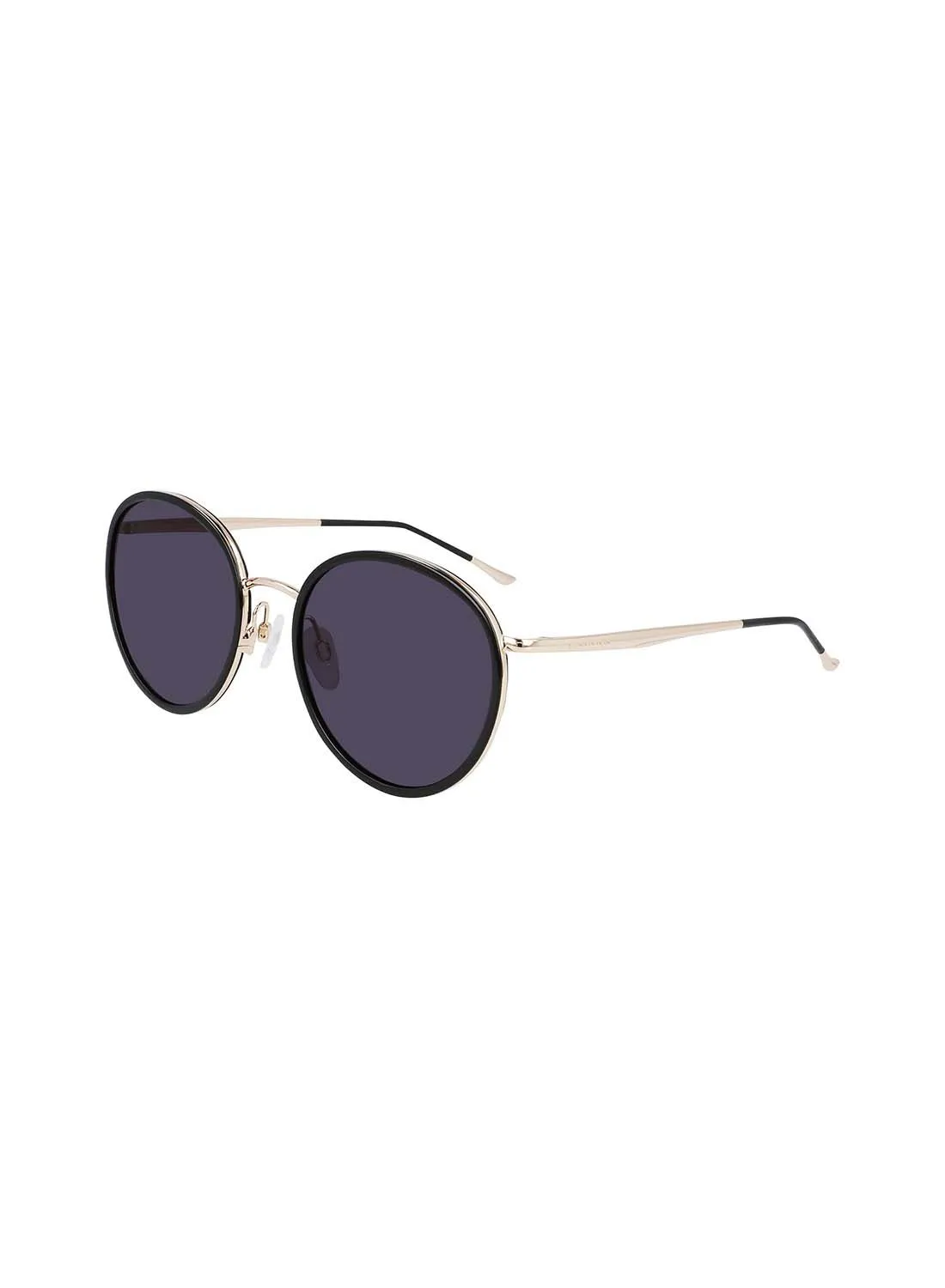 Donna Karan Full Rim Acetate Round Sunglasses DO700S 5420 (001)