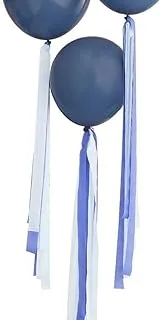 Ginger Ray 'Mix It Up' 5x Happy Birthday Blue Balloon Tails - 1m