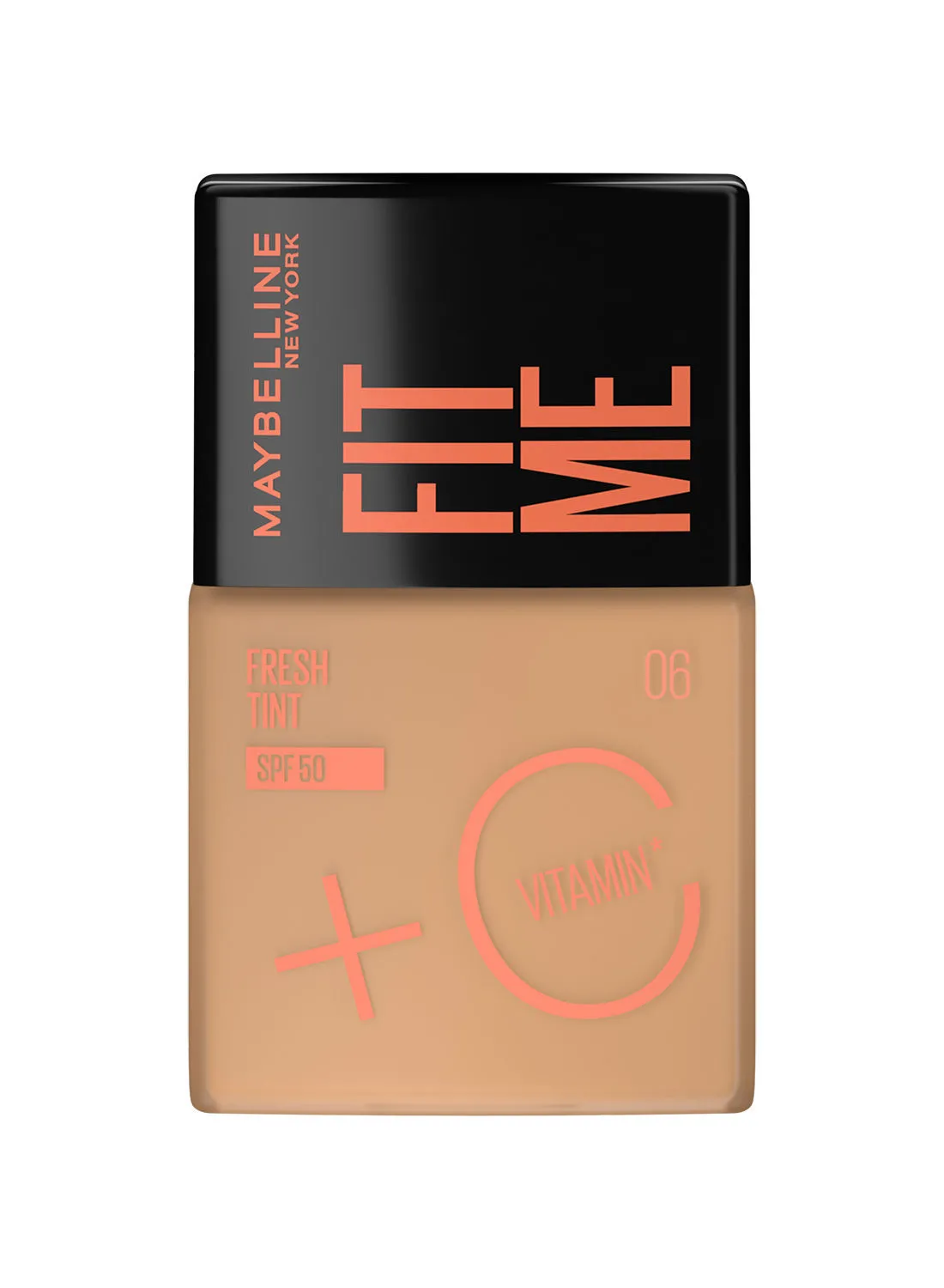 MAYBELLINE NEW YORK Maybelline New York, Fit Me Fresh Tint SPF 50 with Brightening Vitamin C, 06