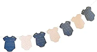 Pink And Navy Baby Shower Bunting