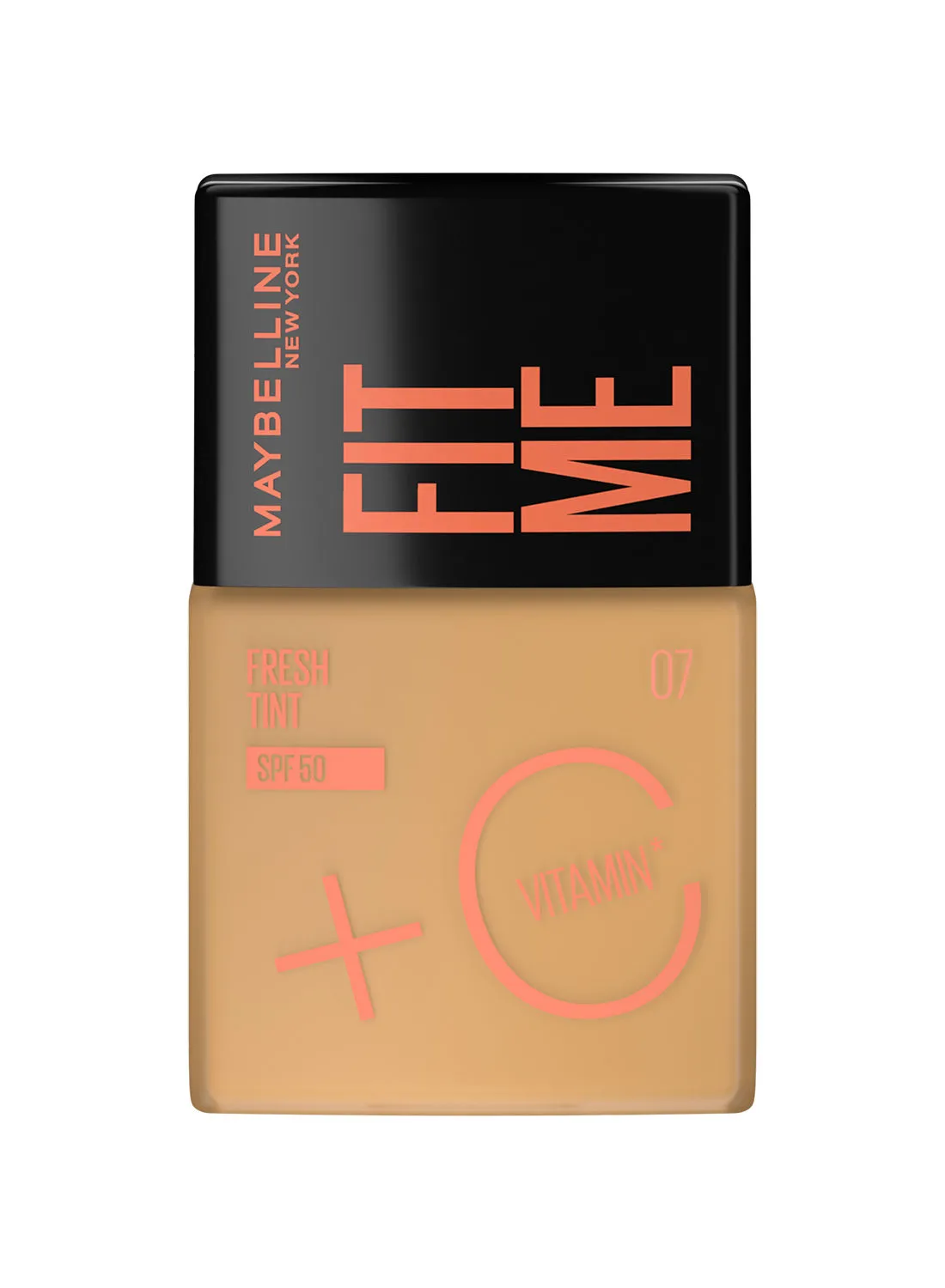 MAYBELLINE NEW YORK Maybelline New York, Fit Me Fresh Tint SPF 50 with Brightening Vitamin C, 07