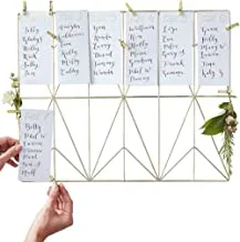 Ginger Ray Gold Wire Frame Table Plan Kit Wedding Decoration Display Board