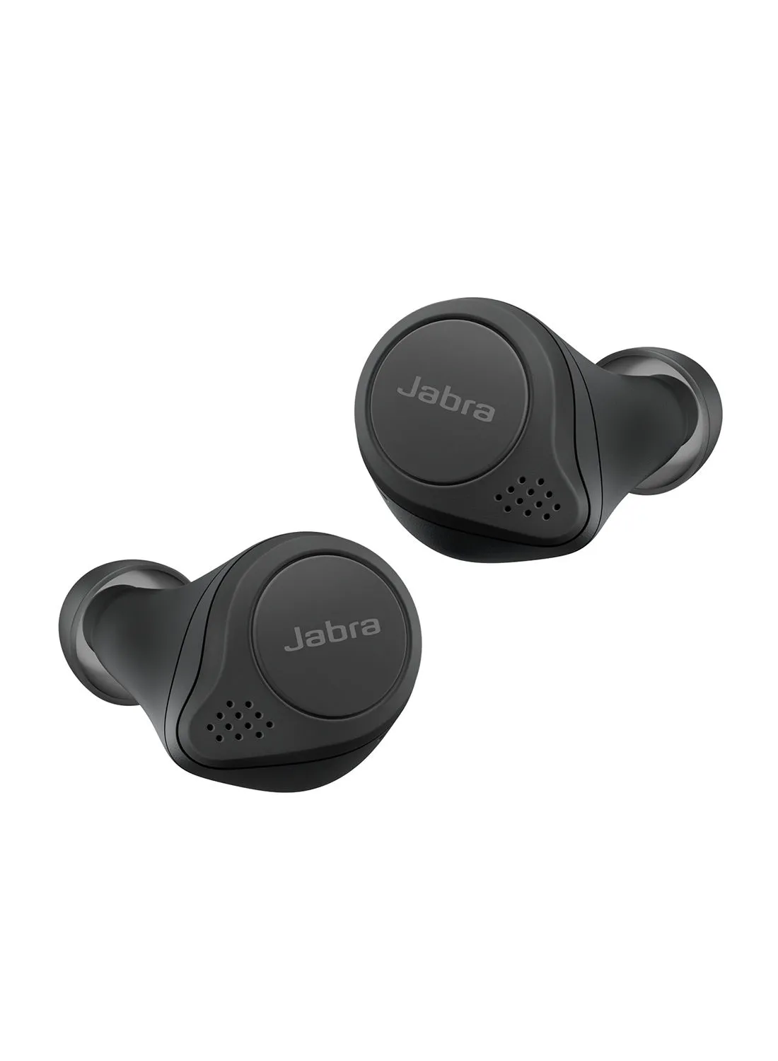 سماعات أذن Jabra Elite 75t - سماعات بلوتوث تعمل بإلغاء الضوضاء النشطة مع عمر بطارية طويل للمكالمات والموسيقى اللاسلكية الحقيقية - أسود