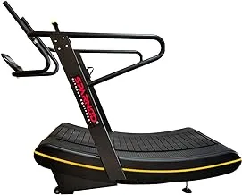 Sparnod Fitness STC-4750 Curve Treadmill - Non-Electric Manual Treadmill for Commercial and Home Use