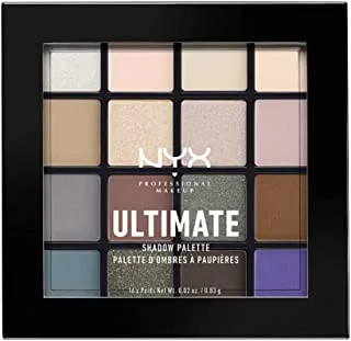 NYX Professional Makeup Ultimate Shadow Palette, Cool Neutrals 02 Pack of 1