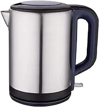 Home Master HM-678 1800W Stainless Steel Electric Water Kettle, 3 Liter Capacity, Silver/Black