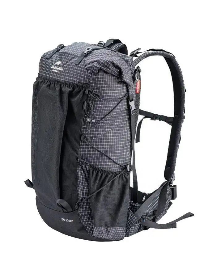 Naturehike Rock 60L+5L Hiking Backpack 60L+5L Dyneema Fabric Black