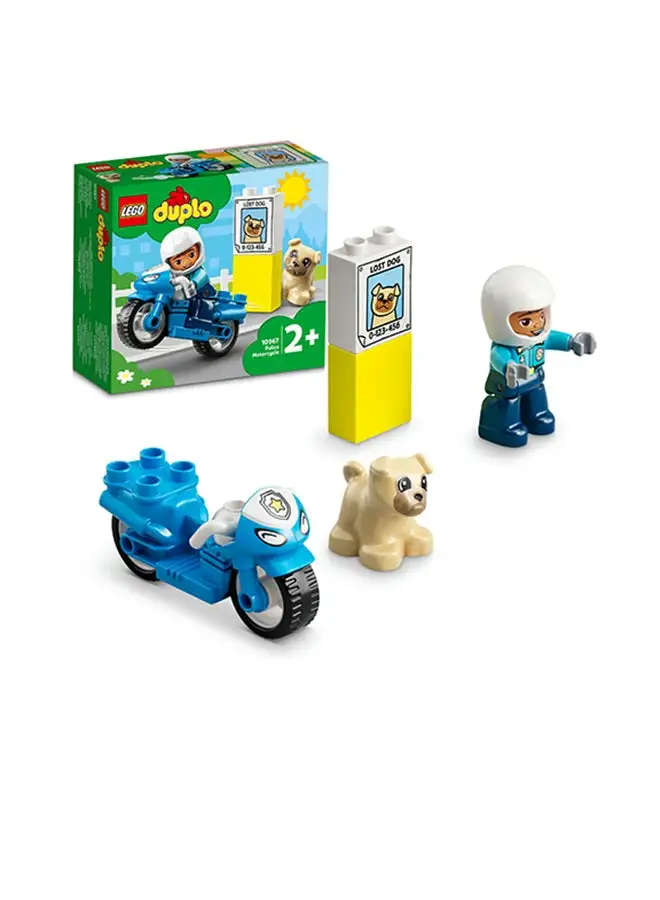 LEGO 6379254 Town Police Motorcycle Building Toy Set (5 Pieces) 2+ Years
