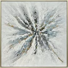 Crestview Collection Snowflake Handmade Oil Painting