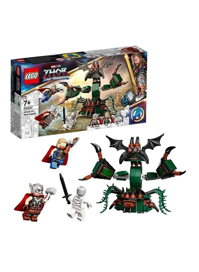 LEGO Marvel Attack On New Asgard 76207 Building Kit 159 Pieces