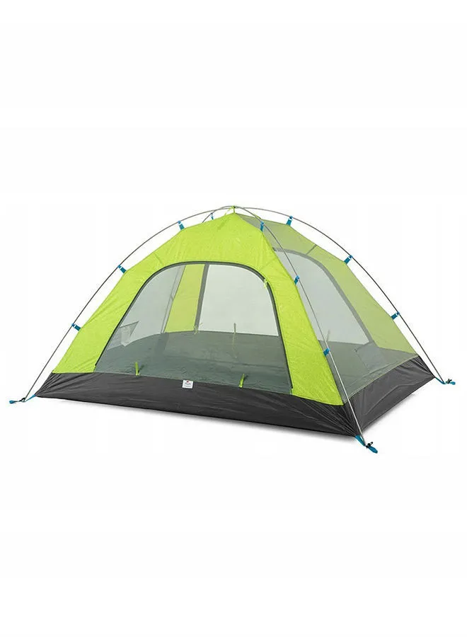 Naturehike P Series Aluminum Pole Tent With New Material 210T65D Embossed Design 3 Man Forest Green