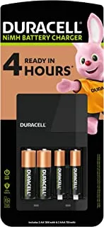 Duracell 4 hours Battery Charger, 1 count