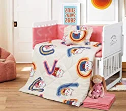 Hours 5-Pieces Star Printed Bedding Set Small Single Size Lucas-055