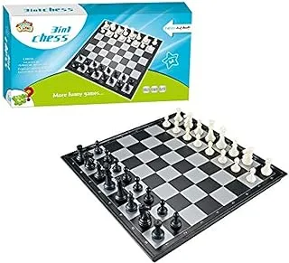 Family Time 3 In 1 Chess Play Set Large