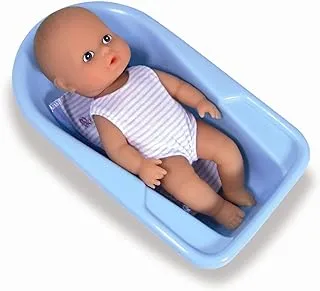 Petitcollin 800166 Baby Doll with Bathing Tub, 18 cm Size