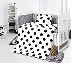 Hours 5-Pieces Star Printed Bedding Set Small Single Size Lucas-051