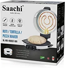 Saachi Roti Tortilla Pizza Maker, White, 40Cm, NL-RM-4980G