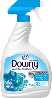 Downy Fabric Refresher, Valley Dew, Antibacterial, Virus Removal Spray, 800 ml Spray Bottle