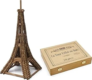 Jeujura J8079 Eiffel Tower Wooden Construction Kit Toy, 520-Pieces Set