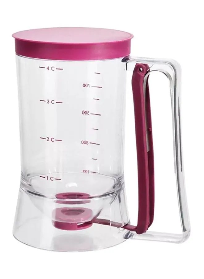 Chicago Batter Dispenser With Measuring Label Clear/Purple