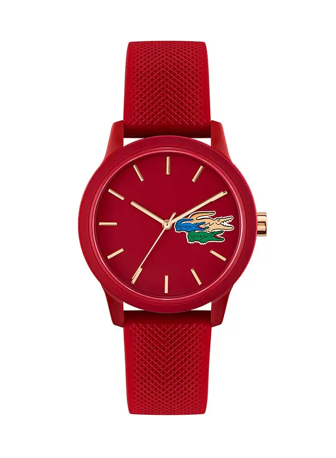 LACOSTE Women's 12.12 Ladies Red Dial Watch - 2001184